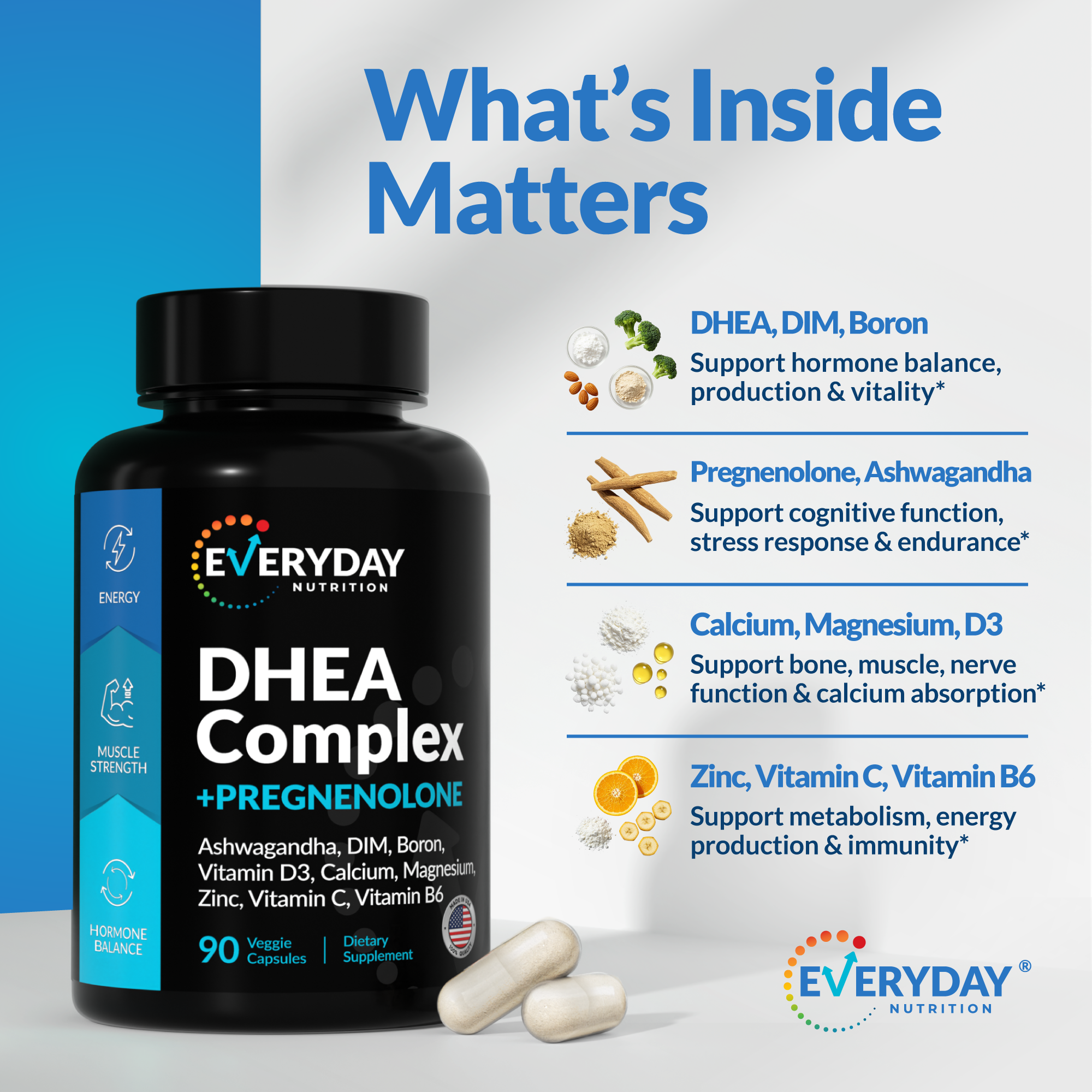DHEA + Pregnenolone