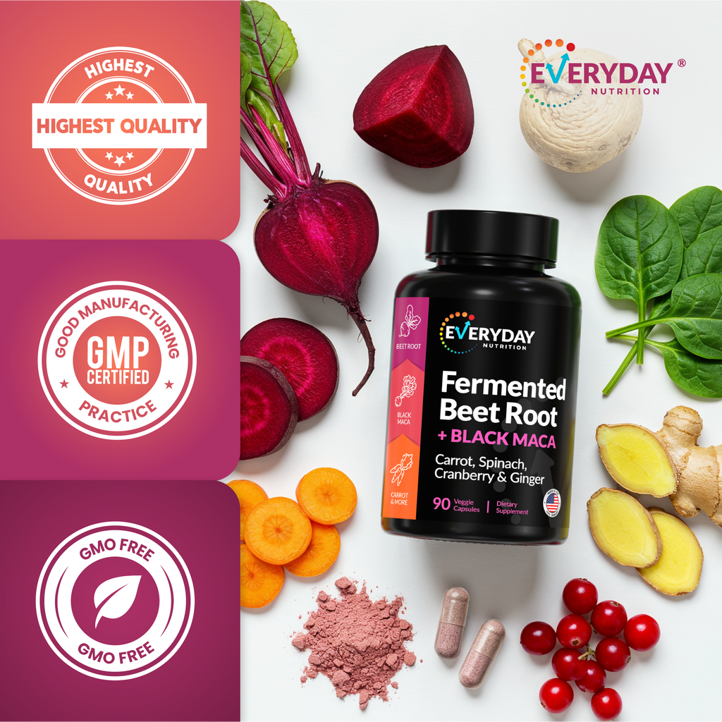 Organic Fermented Beet Root & Black Maca