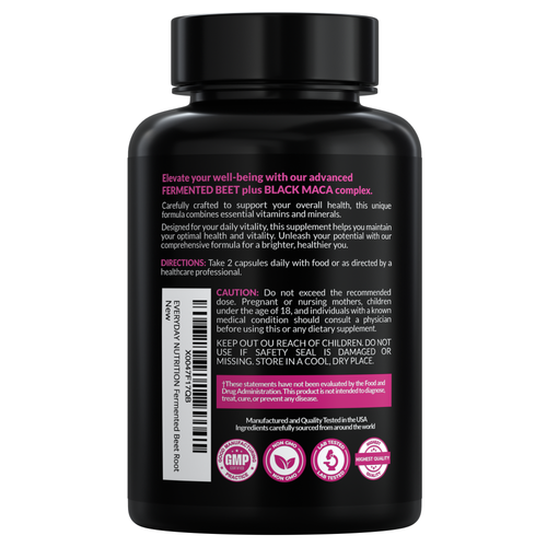 Organic Fermented Beet Root & Black Maca
