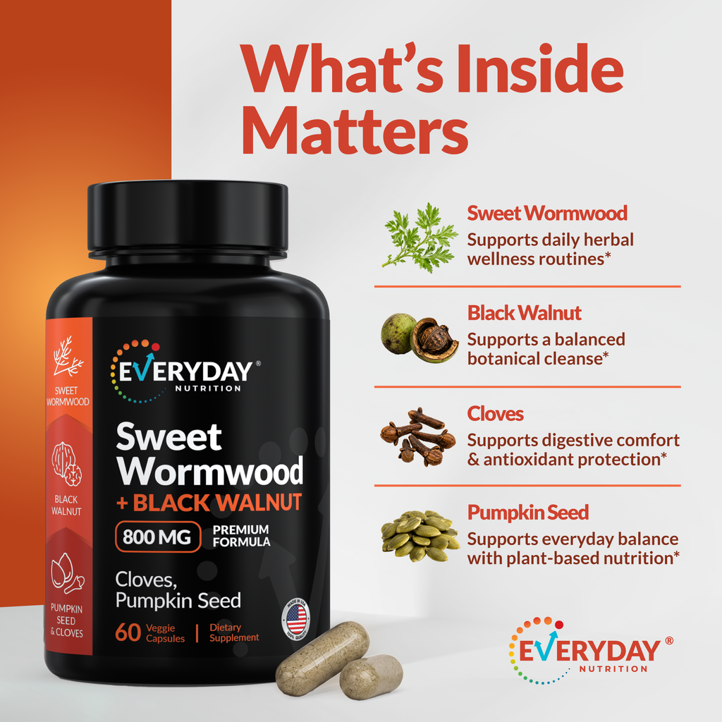 Wormwood Black Walnut Clove  & Pumpkin Seed