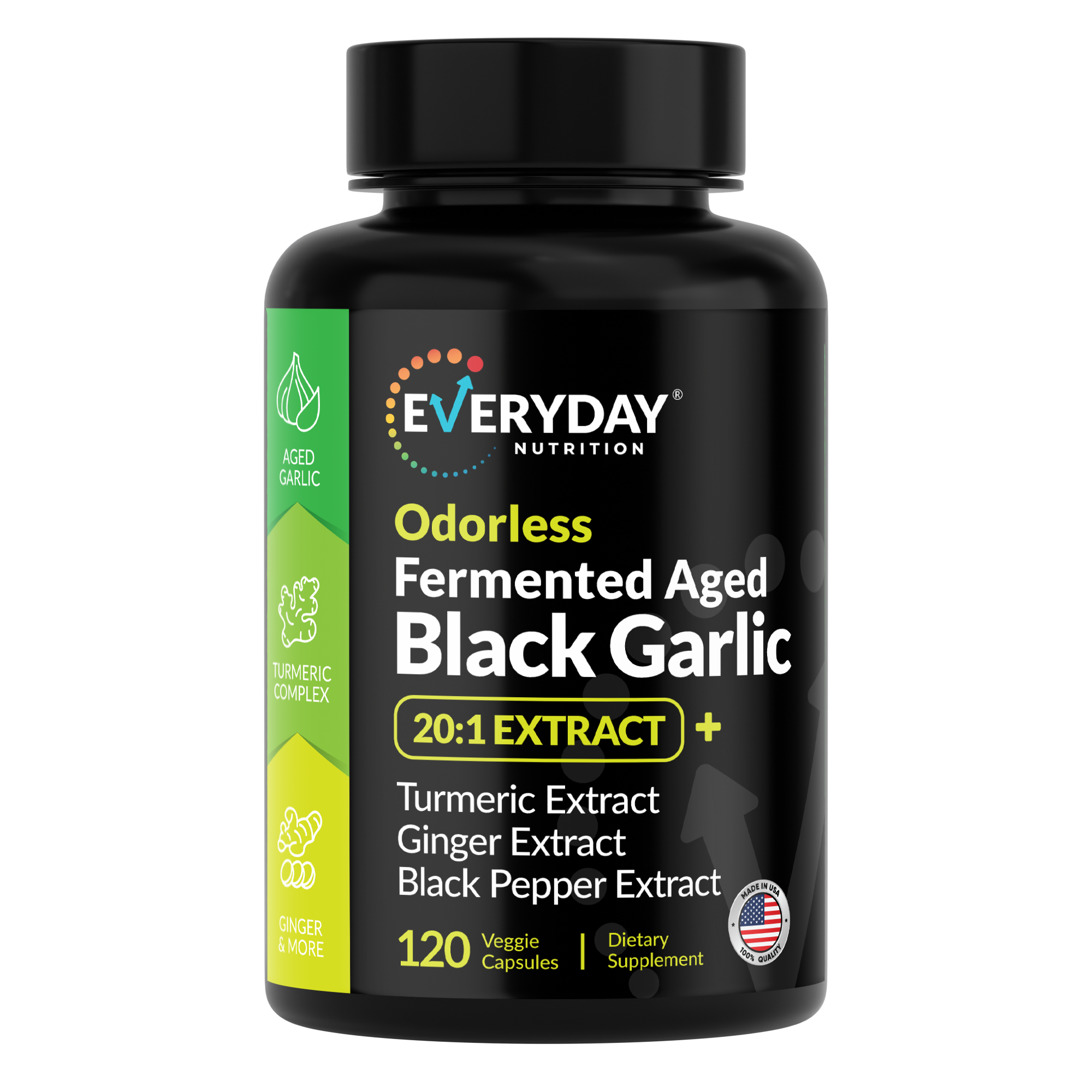 Odorless Fermented Aged Black Garlic